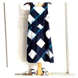 🔹💚Ann Taylor Factory Blue/Green Plaid Dress💚🔹